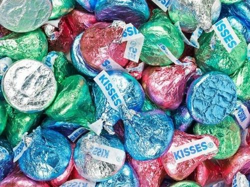 Hersheys Pastel Kisses 1lb Bag 